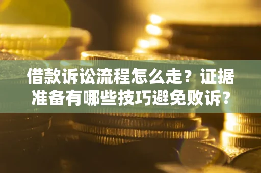 北京借款诉讼流程怎么走？证据准备有哪些技巧避免败诉？