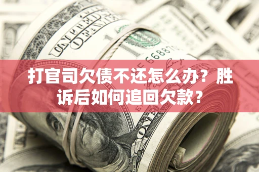 北京打官司欠债不还怎么办？胜诉后如何追回欠款？
