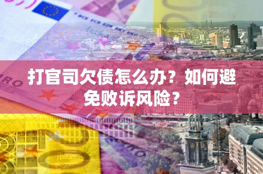北京打官司欠债怎么办？如何避免败诉风险？