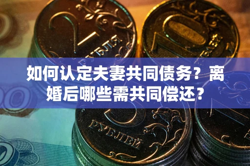 北京如何认定夫妻共同债务？离婚后哪些需共同偿还？