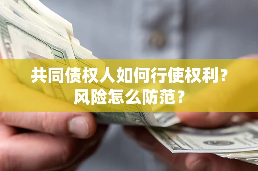 北京共同债权人如何行使权利？风险怎么防范？