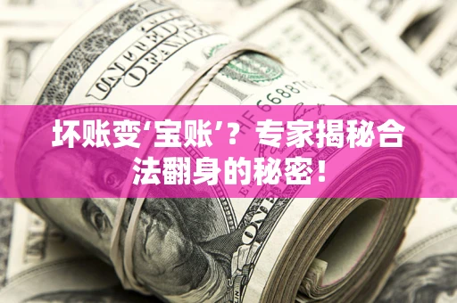 北京坏账变‘宝账’？专家揭秘合法翻身的秘密！