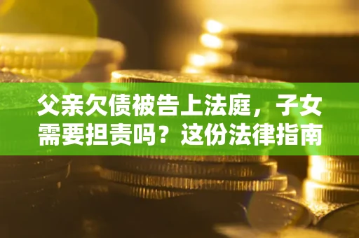 北京父亲欠债被告上法庭，子女需要担责吗？这份法律指南必须看完