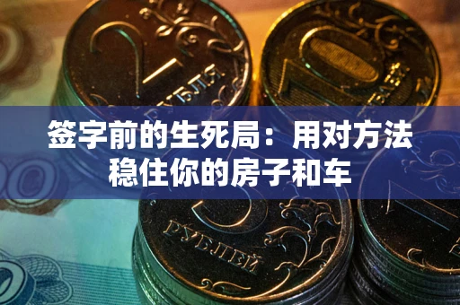 北京签字前的生死局：用对方法稳住你的房子和车