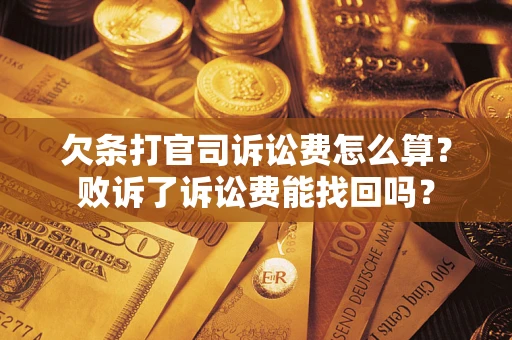 北京欠条打官司诉讼费怎么算？败诉了诉讼费能找回吗？