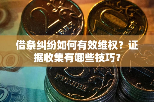 北京借条纠纷如何有效维权？证据收集有哪些技巧？