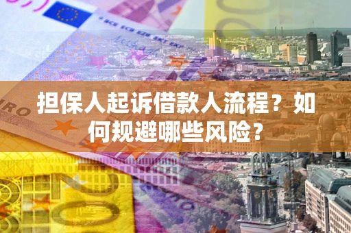 北京担保人起诉借款人流程？如何规避哪些风险？
