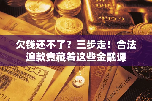 北京欠钱还不了？三步走！合法追款竟藏着这些金融课