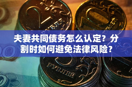北京夫妻共同债务怎么认定？分割时如何避免法律风险？